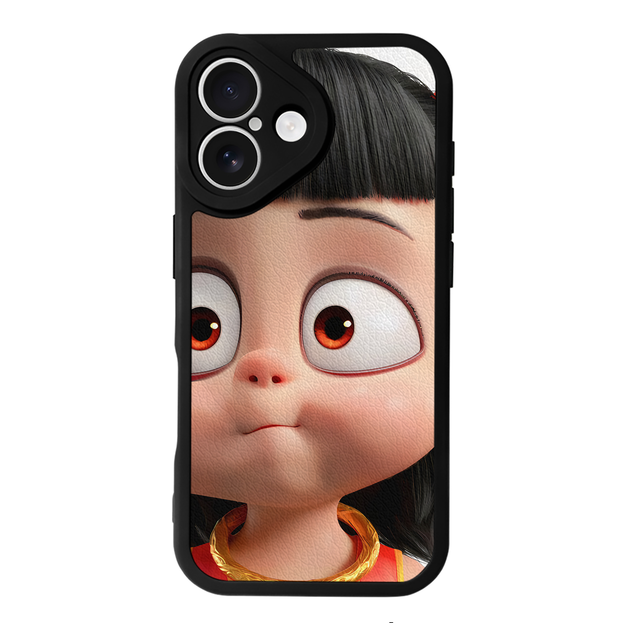 （画像用） Ne Zha 2 ナタ 魔童の大暴れ 【iPhone 16シリーズ対応】シリコンスマホケース（レザー調） 材質：シリコン